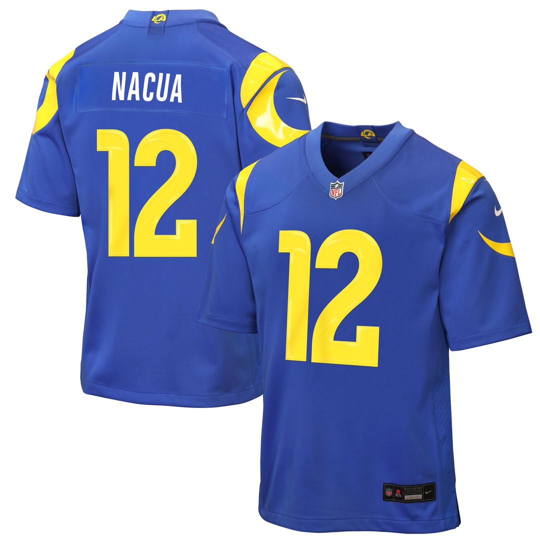 Puka Nacua Los Angeles Rams Nike Youth Game Jersey - White