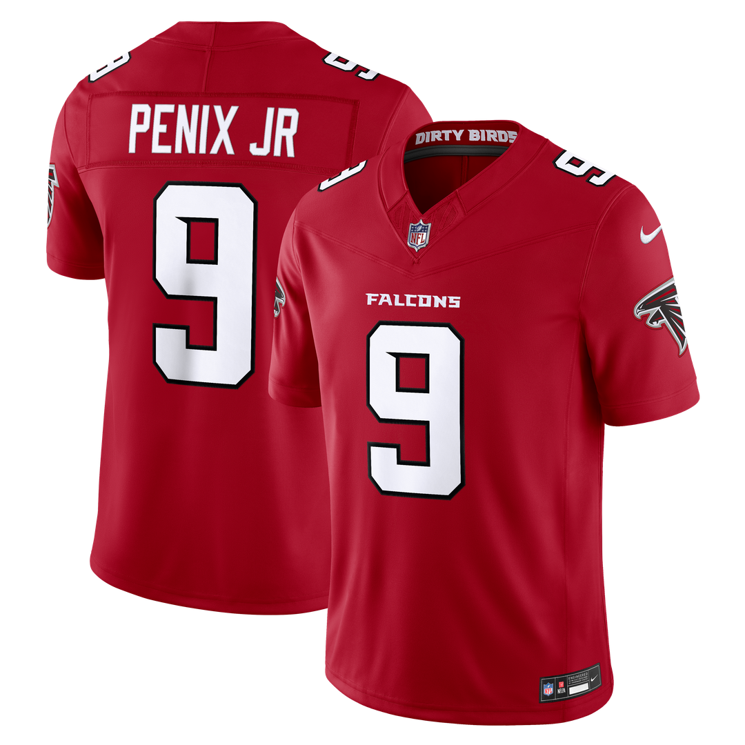 Michael Penix Jr. Atlanta Falcons Nike Vapor F.U.S.E. Stitched Limited Jersey - White