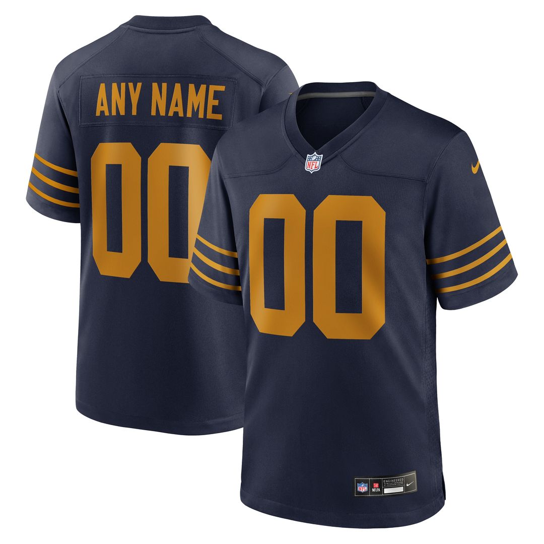 Green Bay Packers Nike Youth The 1923 Classic Game Custom Jersey - Navy