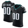 Philadelphia Eagles Nike Alternate Vapor F.U.S.E. Elite Custom Jersey -  Black