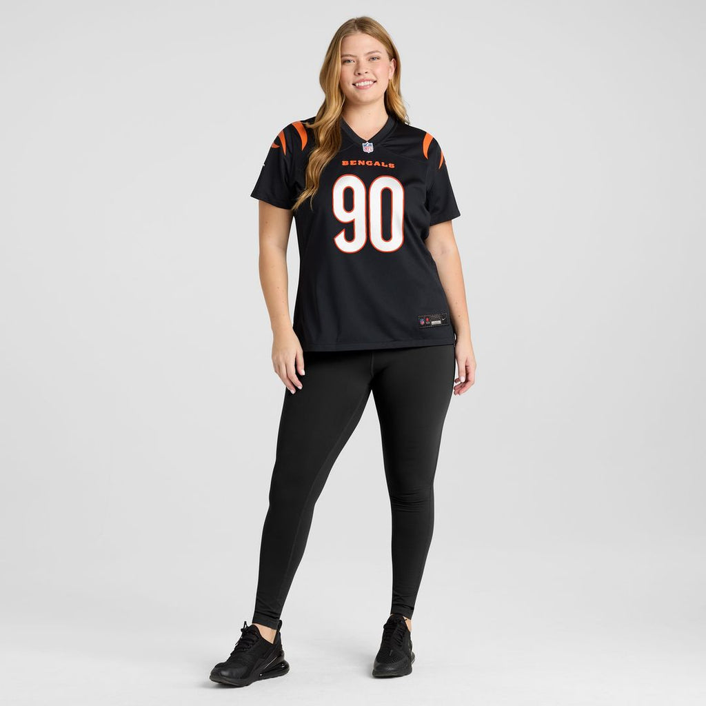 Kris Jenkins Jr. Cincinnati Bengals Nike Women's  Game Jersey -  Black