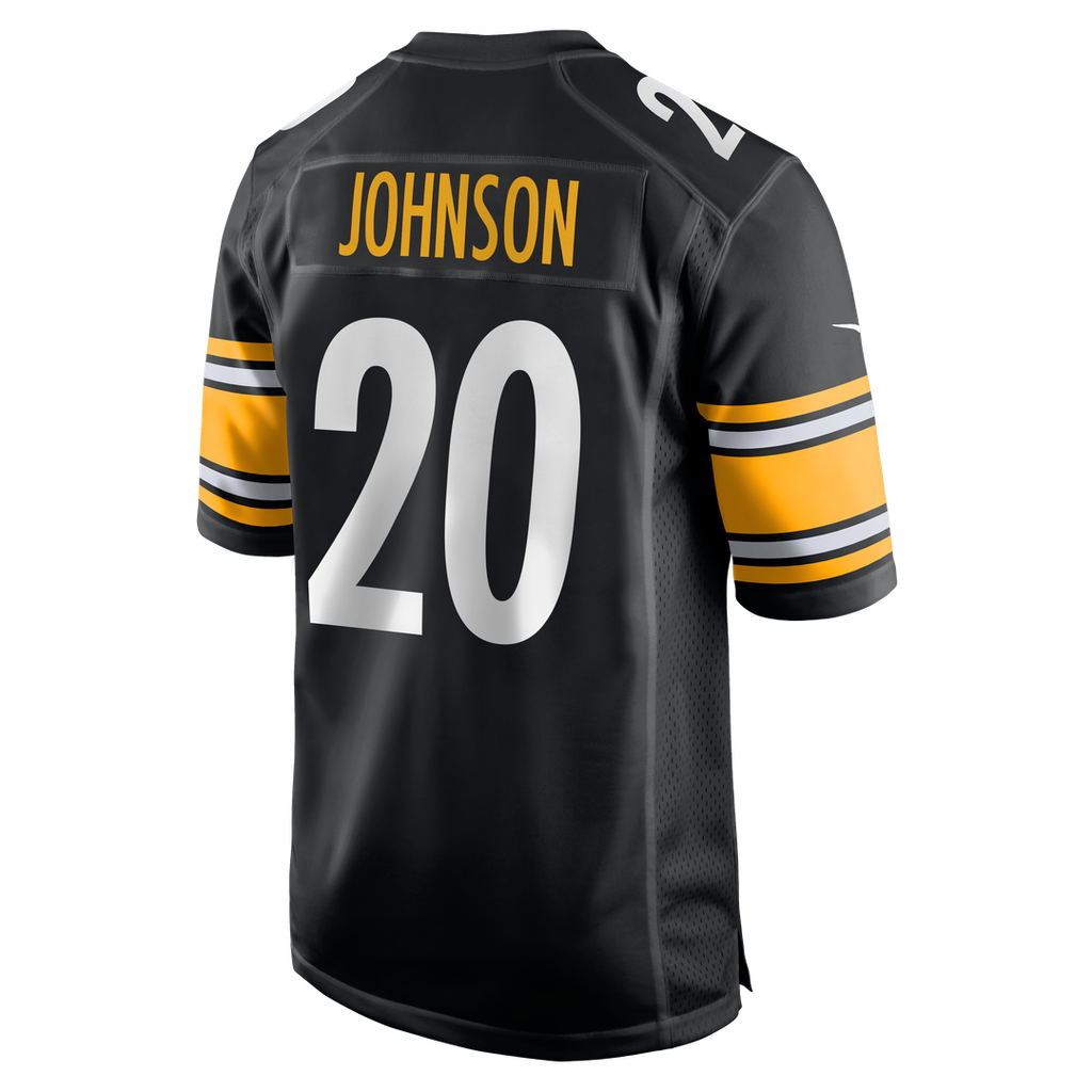 Kaleb Johnson Pittsburgh Steelers Nike Team Game Jersey -  Black