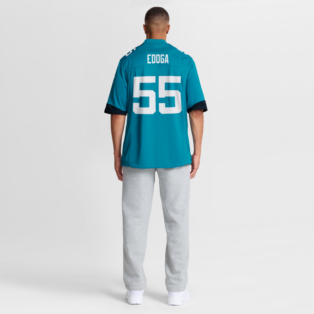 Chuma Edoga Jacksonville Jaguars Nike Team Game Jersey -  Teal