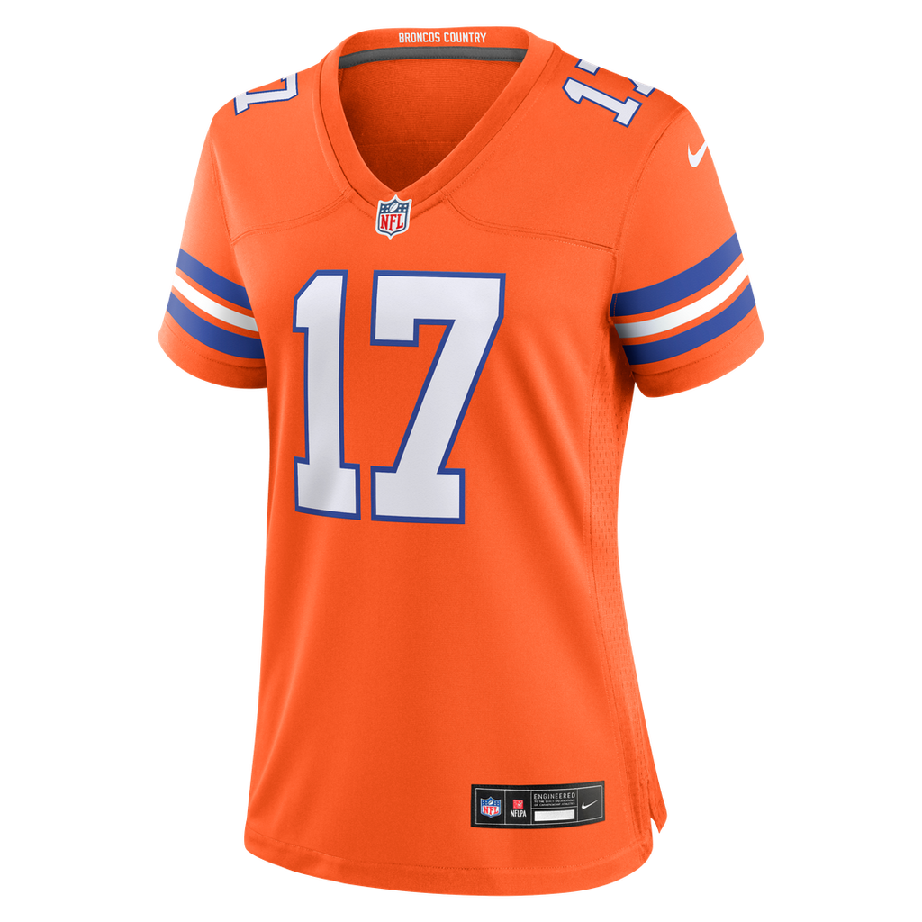 Jaylen Waddle Denver Broncos Nike Women's Mile High Collection 1977 Throwback Game Jersey -  Orange