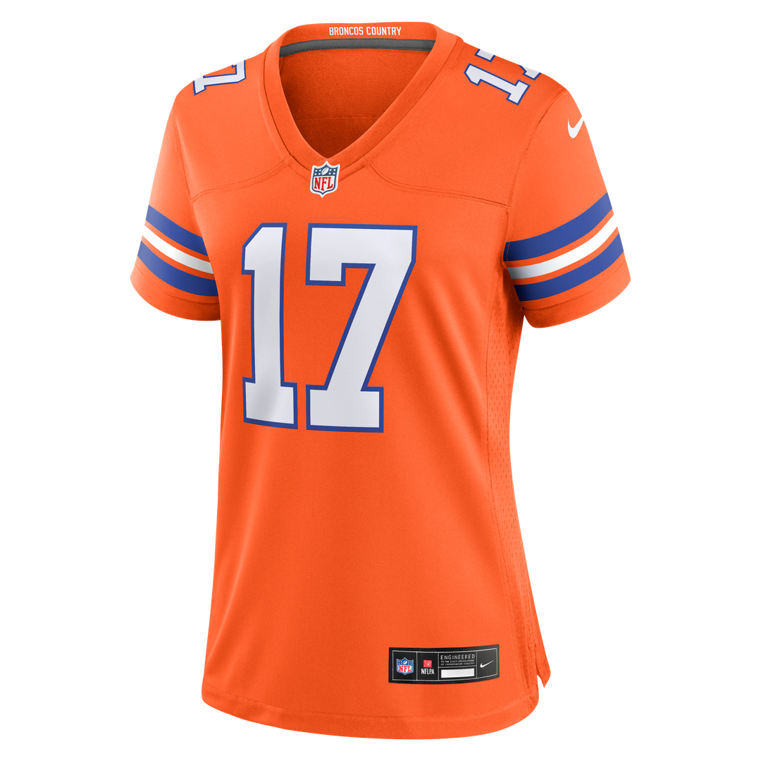 Jaylen Waddle Denver Broncos Nike Women's Mile High Collection 1977 Throwback Game Jersey -  Orange