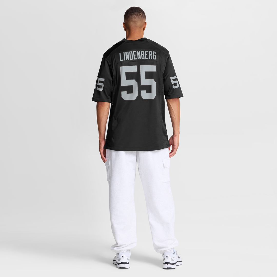 Cody Lindenberg Las Vegas Raiders Nike Team Game Jersey -  Black