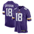Justin Jefferson Minnesota Vikings Nike Player Game Jersey - Purple