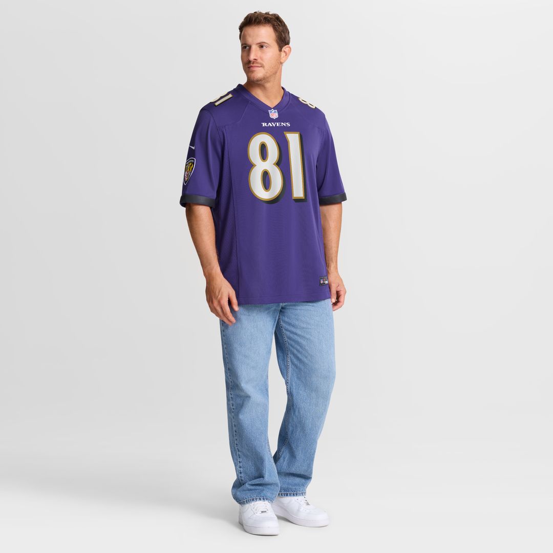 Devontez Walker Baltimore Ravens Nike Team Game Jersey -  Purple