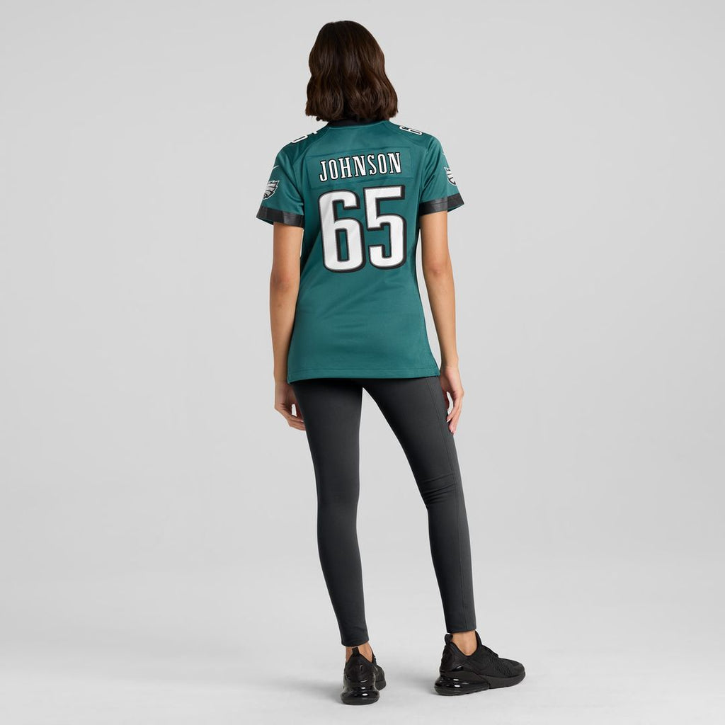 Lane Johnson Philadelphia Eagles Nike Women's Alternate Game Jersey - Kelly Green