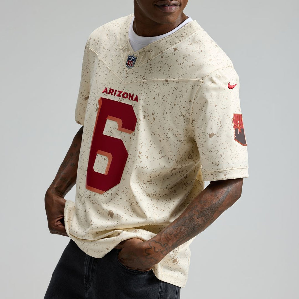 James Conner Arizona Cardinals Nike 2025 Rivalries Collection Stitched Limited Jersey - Natural