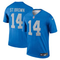 Amon-Ra St. Brown Detroit Lions Nike Legend Player Performance Top - Blue