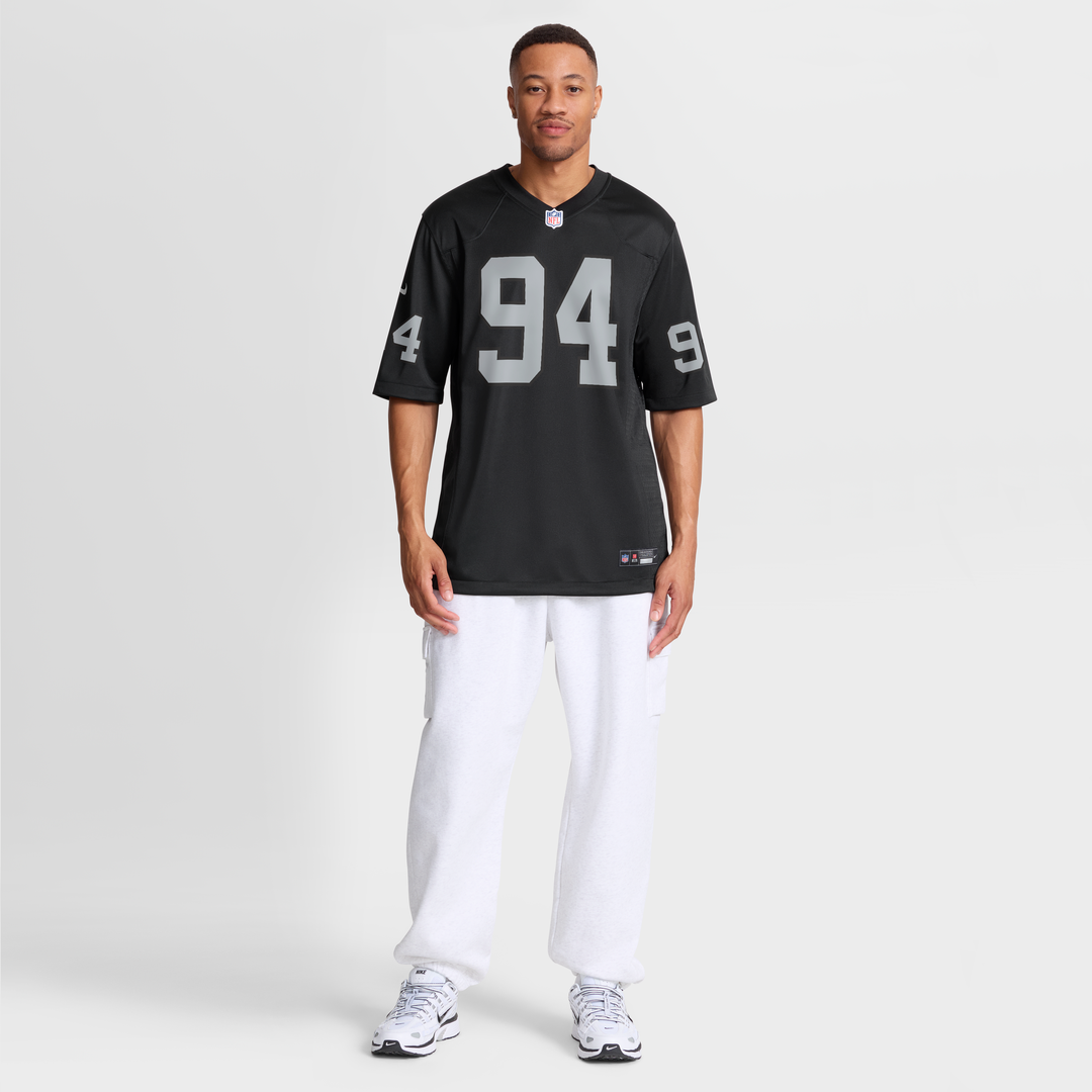 Christian Wilkins Las Vegas Raiders Nike Team Game Jersey -  Black