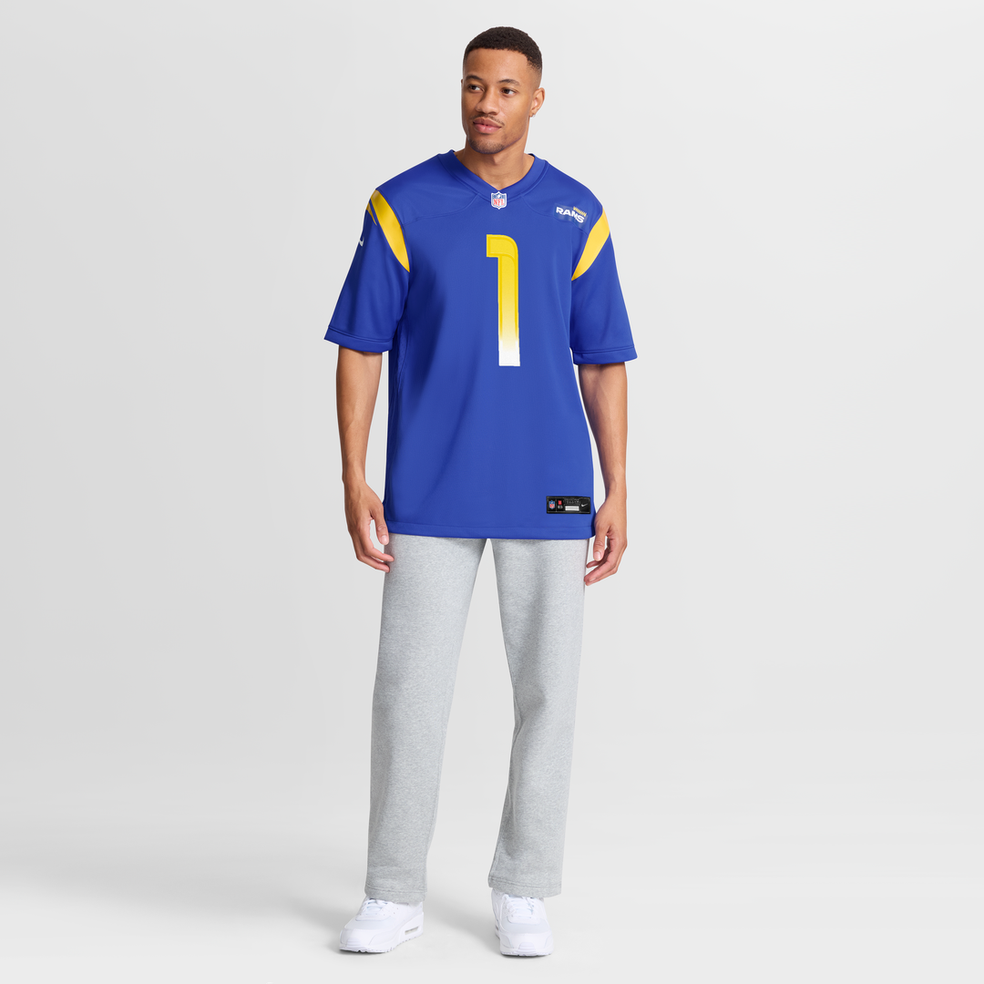Number 1 Dad Los Angeles Rams Nike Game Jersey - Royal