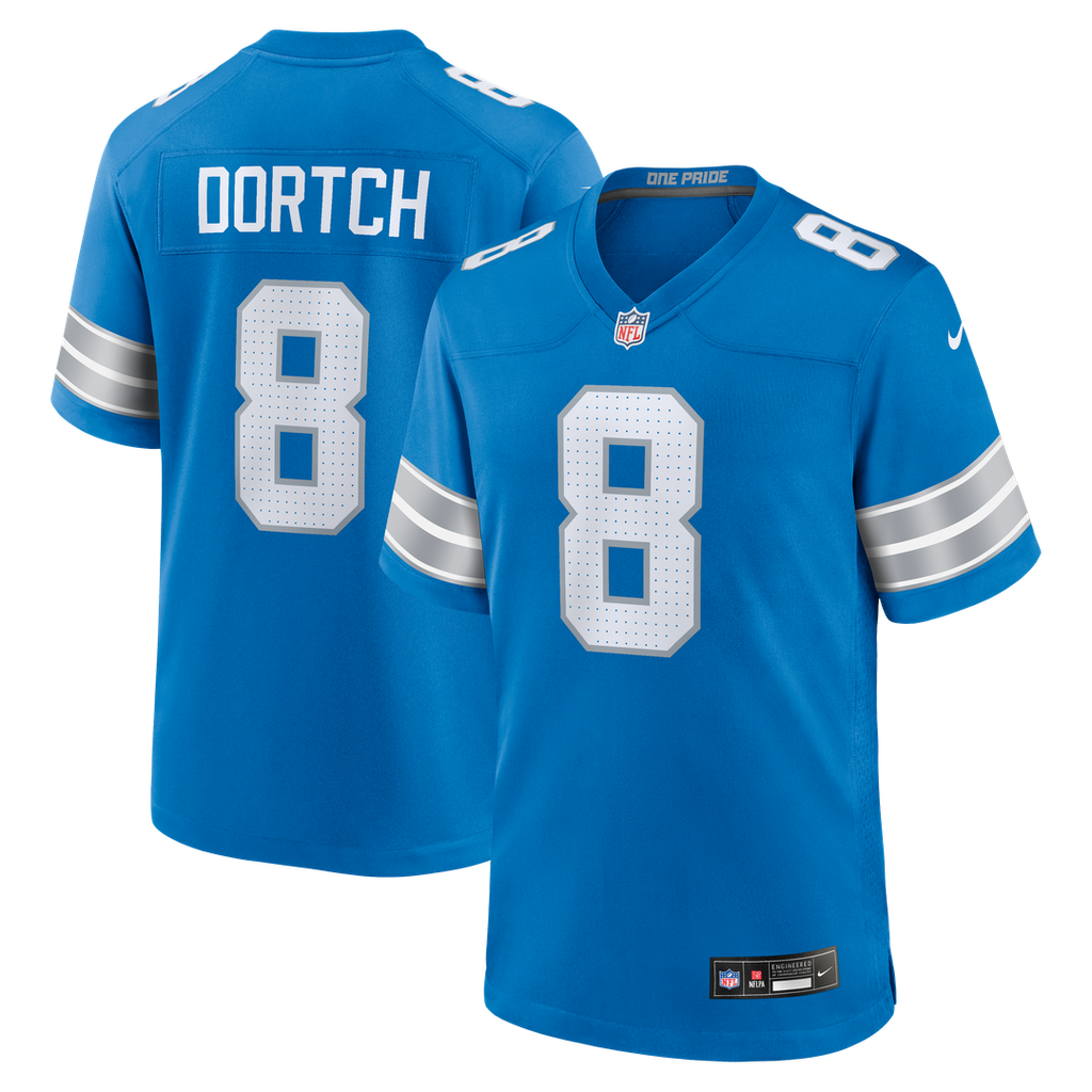Greg Dortch Detroit Lions Nike Team Game Jersey -  Blue