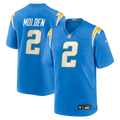 Elijah Molden Los Angeles Chargers Nike Team Game Jersey -  Powder Blue