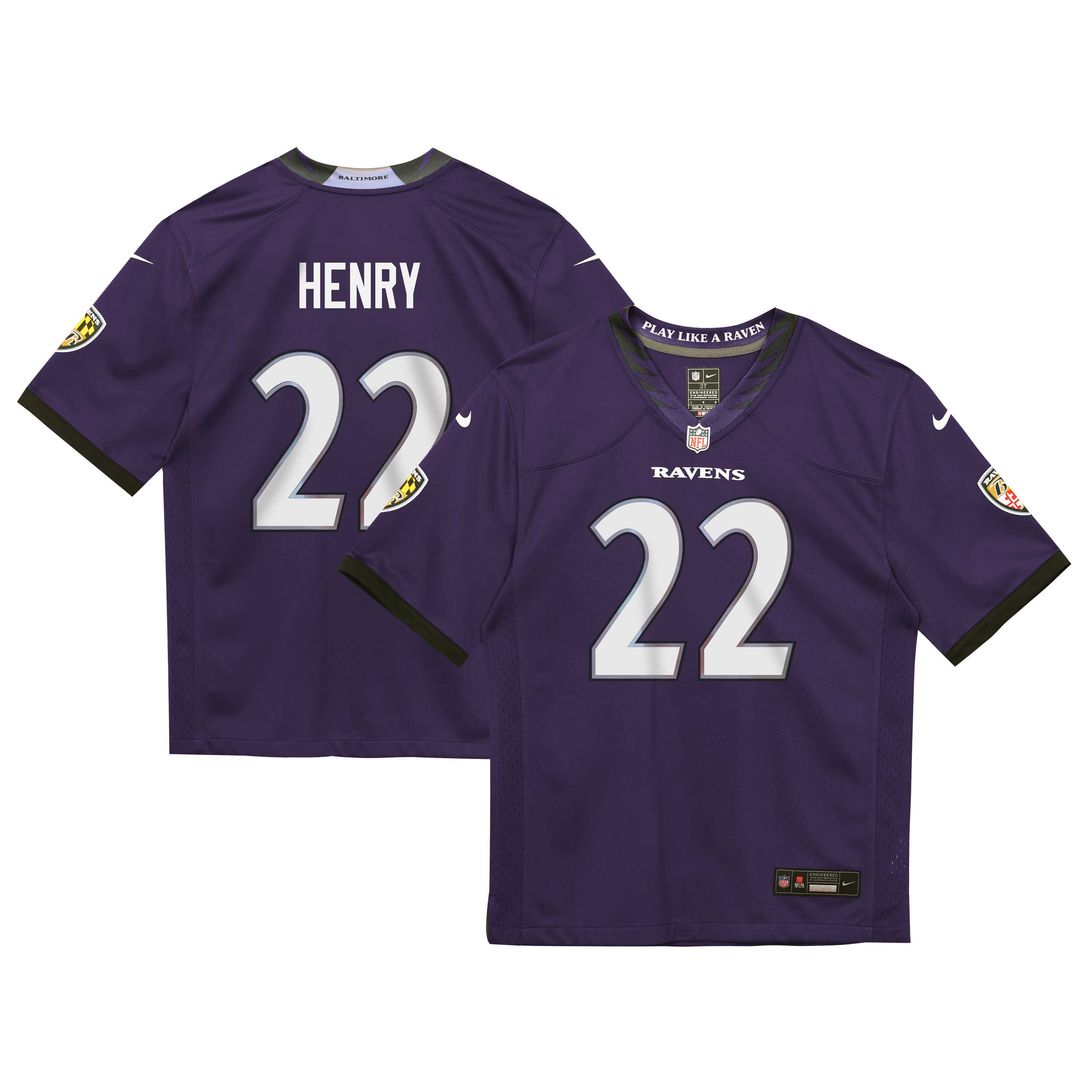 Derrick Henry Baltimore Ravens Nike Infant Team Game Jersey - Purple
