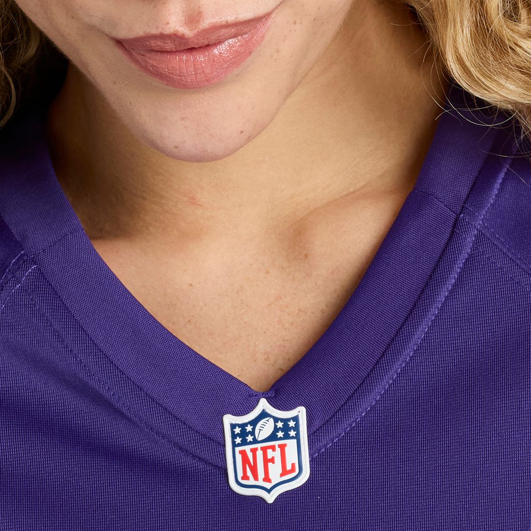 Number 1 Mom Baltimore Ravens Nike Women's Game Jersey - Purple