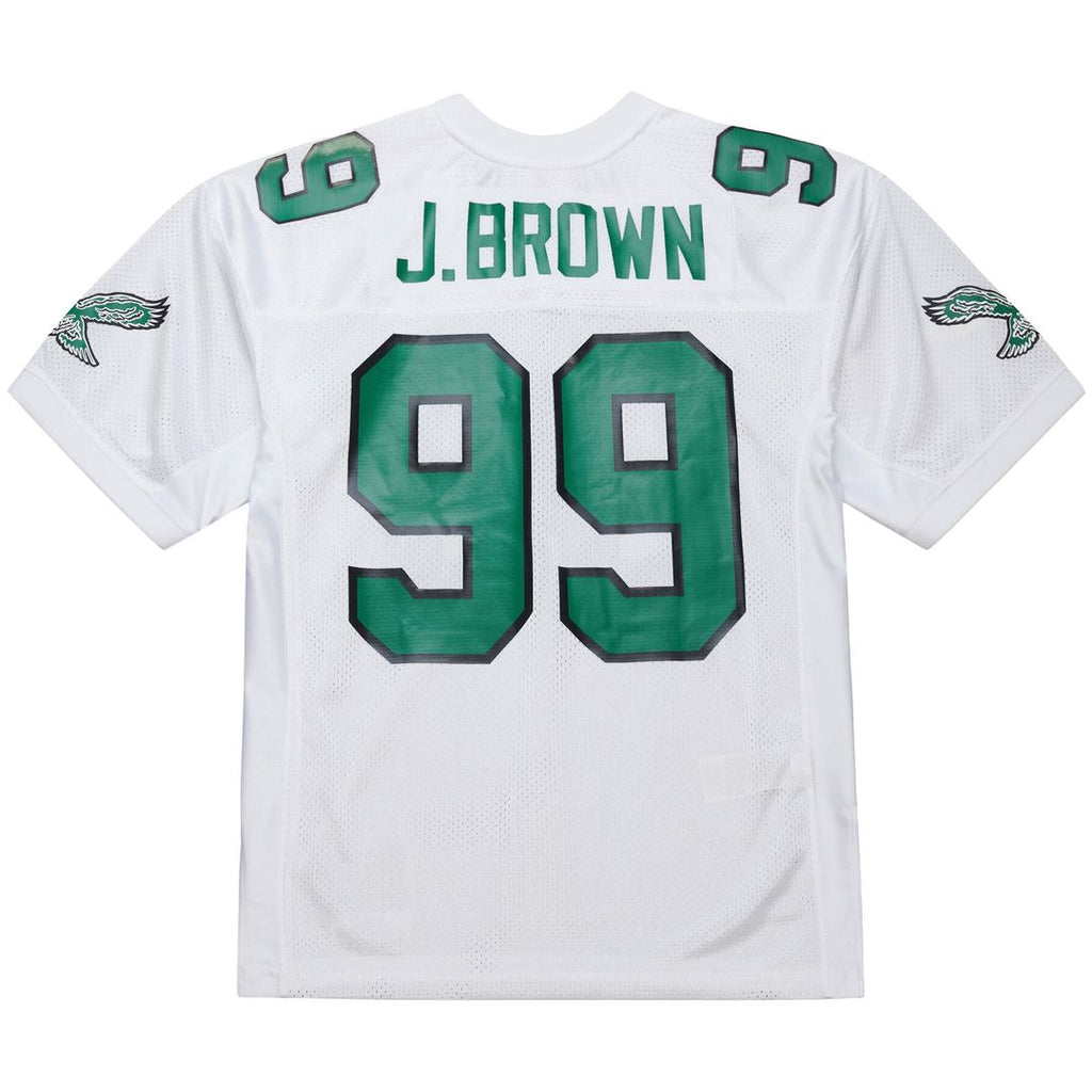 Jerome Brown Philadelphia Eagles Mitchell & Ness 1991 Authentic Throwback Retired Player Jersey - White