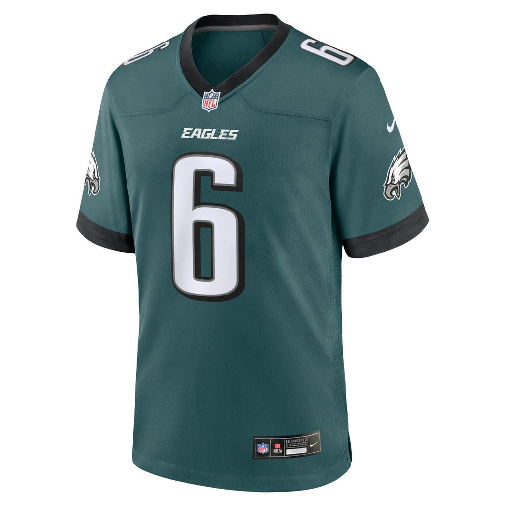 DeVonta Smith Philadelphia Eagles Nike Player Game Jersey - Midnight Green