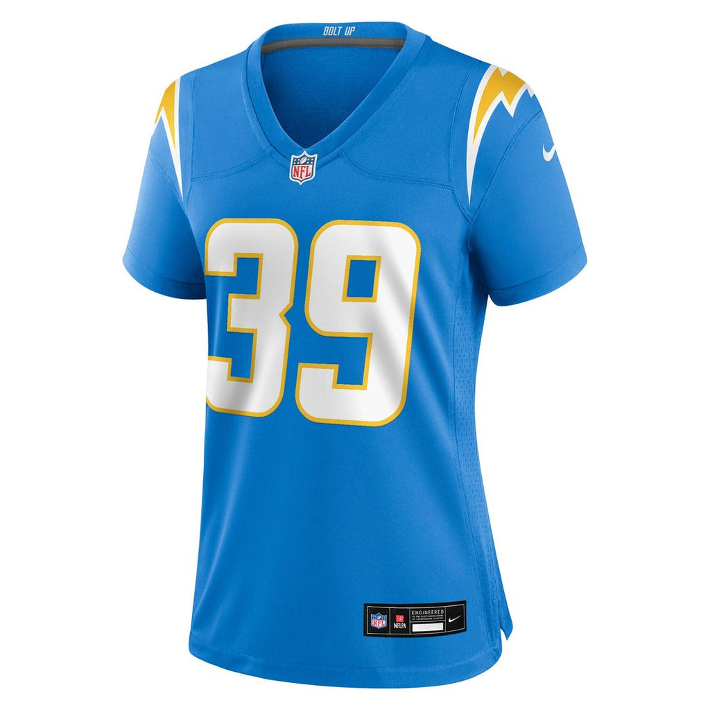 Eric Rogers Los Angeles Chargers Nike Women's Team Game Jersey -  Powder Blue