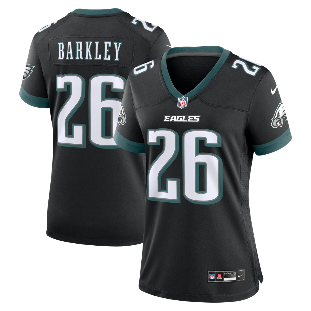 Saquon Barkley Philadelphia Eagles Nike Women's Team Game Jersey -  Midnight Green