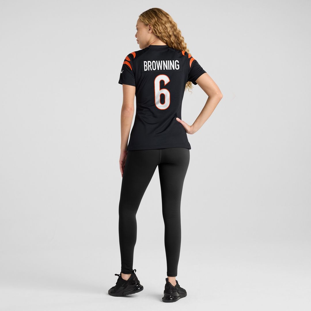Jake Browning Cincinnati Bengals Nike Women's Game Jersey - Black