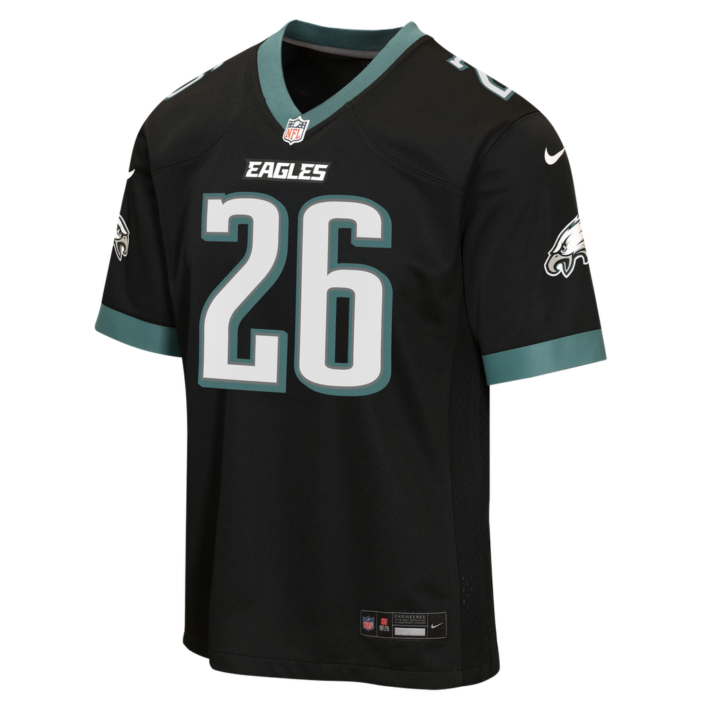 Saquon Barkley Philadelphia Eagles Nike Youth Alternate Game Jersey - Black