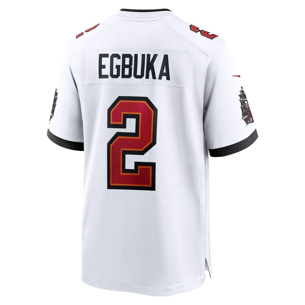 Emeka Egbuka Tampa Bay Buccaneers Nike Alternate Game Player Jersey - Pewter