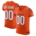 Cincinnati Bengals Nike Alternate Vapor F.U.S.E. Elite Custom Jersey - Men's Orange