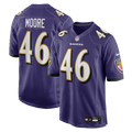 Nick Moore Baltimore Ravens Nike Game Jersey - Purple