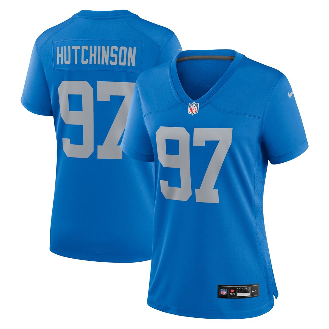 Aidan Hutchinson Detroit Lions Nike Women's Game Jersey - White