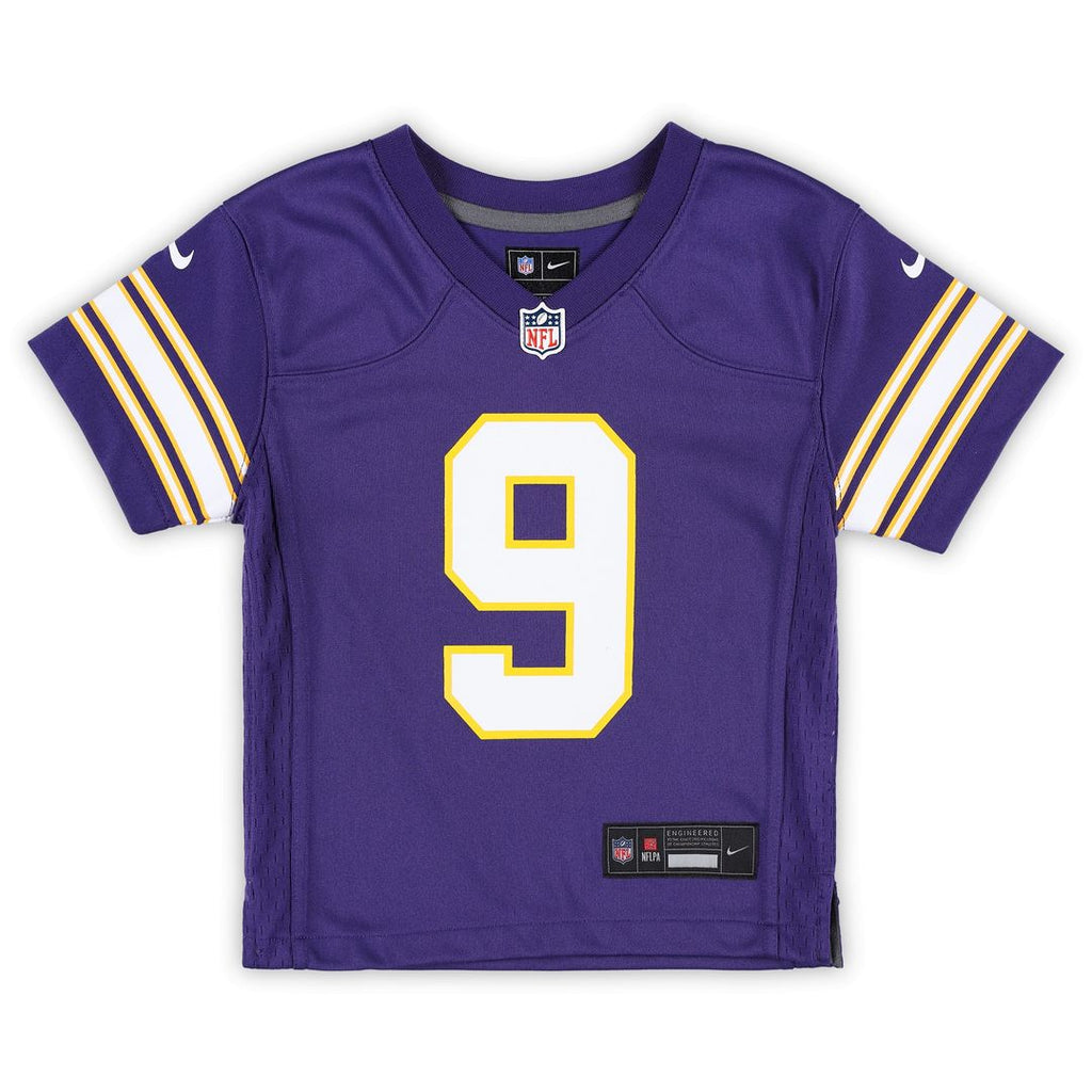 J.J. McCarthy Minnesota Vikings Nike Toddler Classic Player Game Jersey - Purple