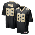 Shaquan Davis New Orleans Saints Nike  Game Jersey - Black