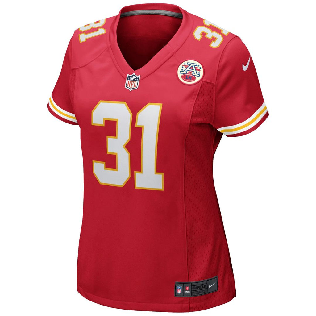 Priest Holmes Kansas City Chiefs Nike Women's Game Retired Player Jersey - Red