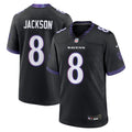 Lamar Jackson Baltimore Ravens Nike Alternate Game Jersey - Black