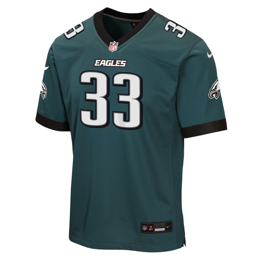 Cooper DeJean Philadelphia Eagles Nike Youth Team Game Jersey - Midnight Green