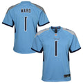 Cameron Ward Tennessee Titans Nike Youth Team Game Jersey - Light Blue
