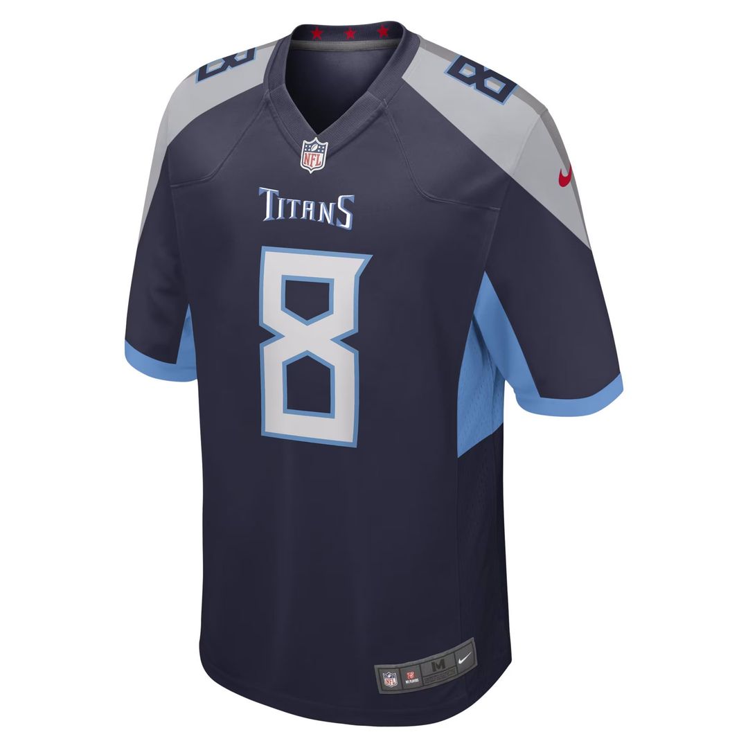 Will Levis Tennessee Titans Nike Youth Game Jersey - Light Blue