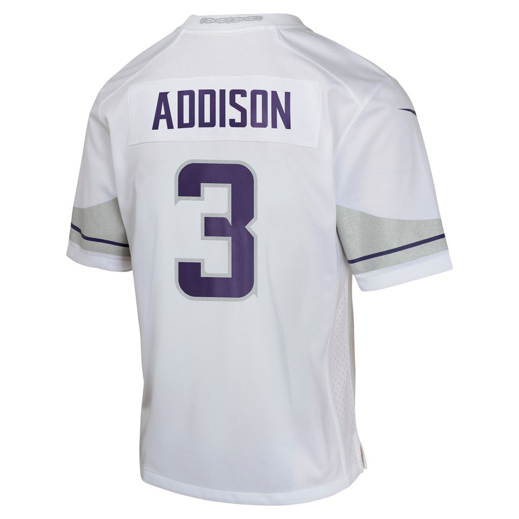 Jordan Addison Minnesota Vikings Nike Youth Game Jersey - Purple