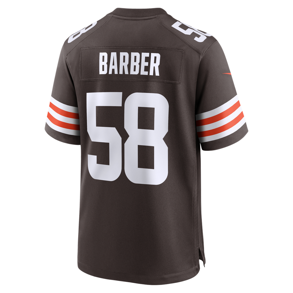 Austin Barber Cleveland Browns Nike Team Game Jersey - Brown