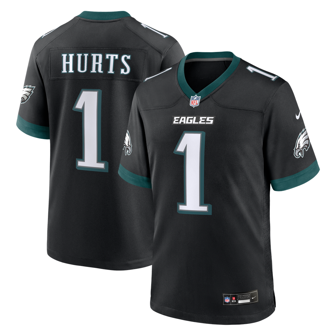 Jalen Hurts Philadelphia Eagles Nike Team Game Jersey -  Midnight Green