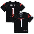 Ja'Marr Chase Cincinnati Bengals Nike Preschool Game Jersey - Black