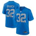 Brian Branch Detroit Lions Nike Alternate Game Jersey -  Blue