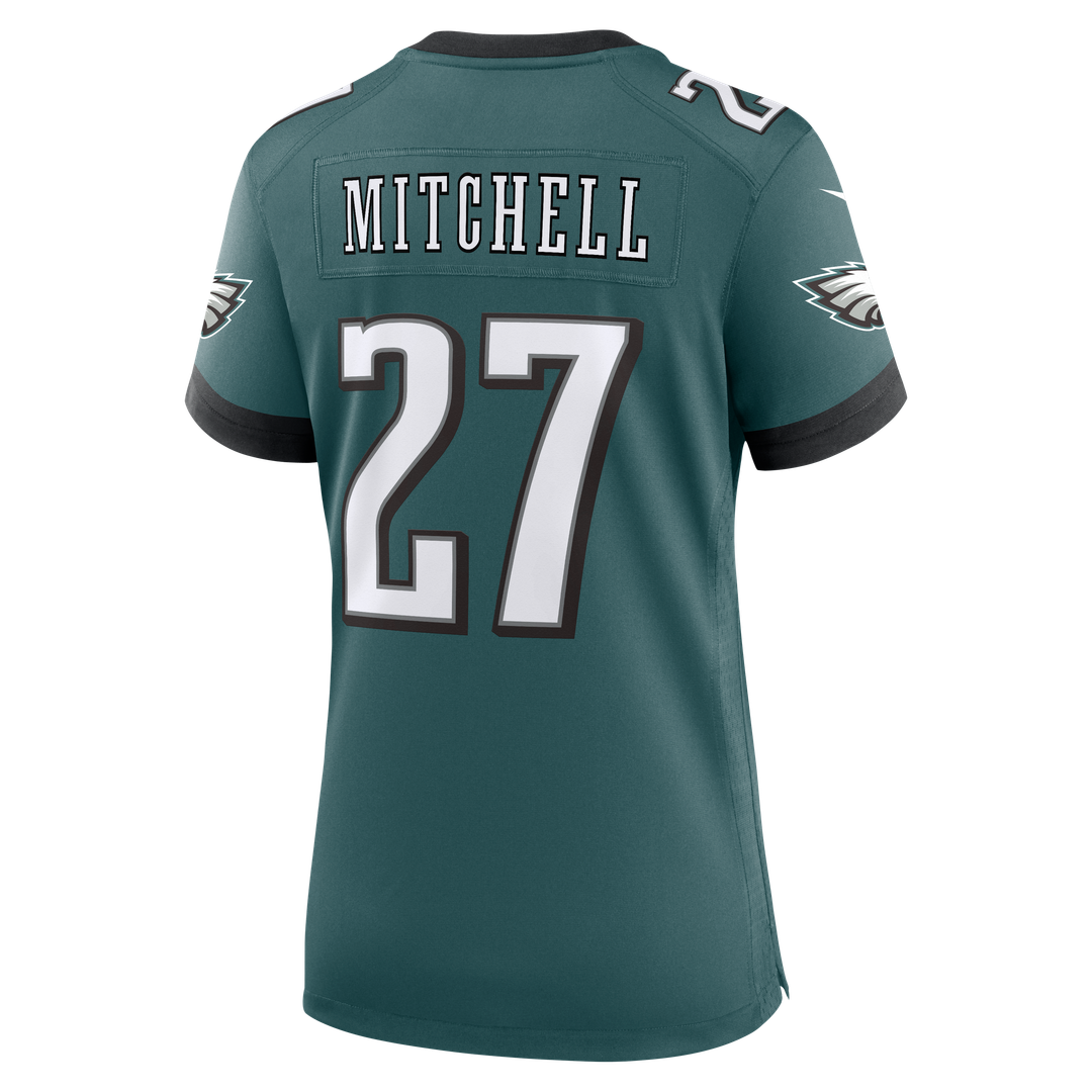 Quinyon Mitchell Philadelphia Eagles Nike Women's Team Game Jersey -  Midnight Green