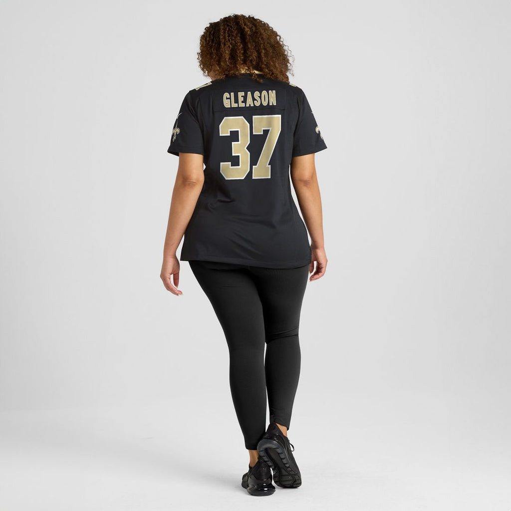 Steve Gleason New Orleans Saints Nike Women's Game Retired Player Jersey - Black