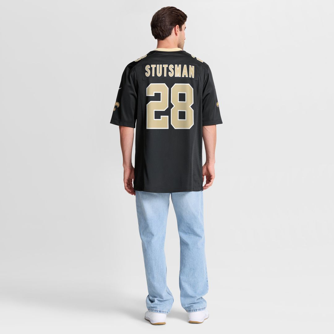 Danny Stutsman New Orleans Saints Nike Team Game Jersey -  Black