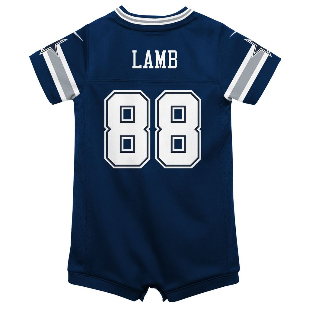 CeeDee Lamb Dallas Cowboys Nike Infant Game Jersey Romper - Navy