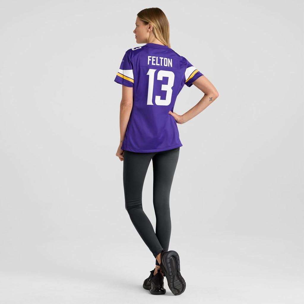 Tai Felton Minnesota Vikings Nike Women's Team Game Jersey -  Purple