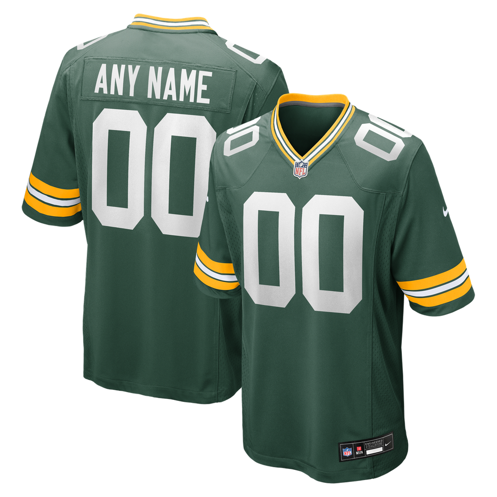 Green Bay Packers Nike Custom Game Jersey - Green