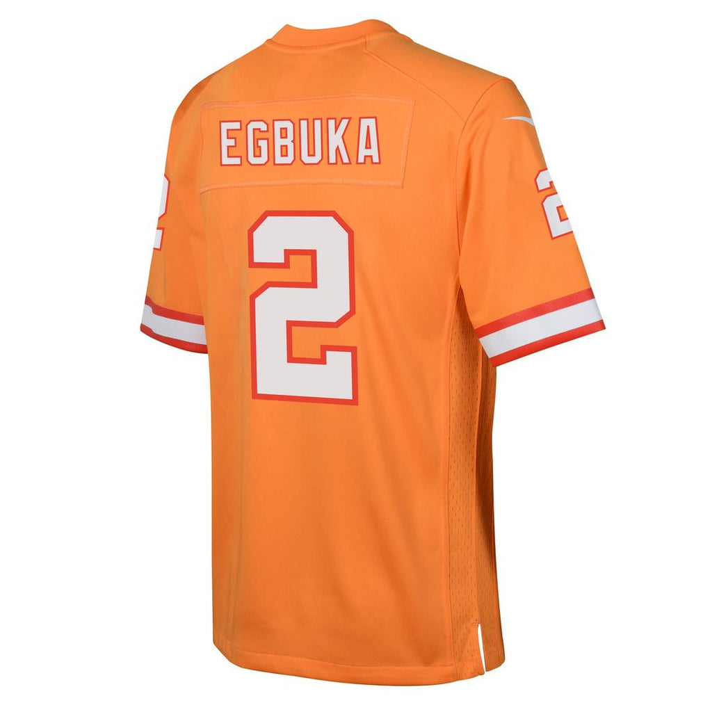 Emeka Egbuka Tampa Bay Buccaneers Nike Youth White Game Jersey - White